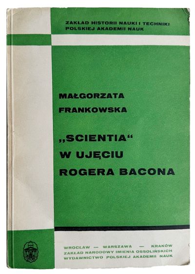 "Scientia" w uje?ciu Rogera Bacona