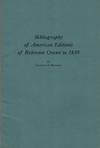 Bibliography of American Editions of Robinson Crusoe to 1830
