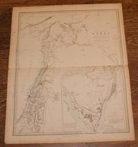 Map of Ancient Syria - disbound sheet from 1857 "University Atlas