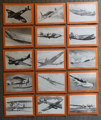 image of BEE HIVE AEROPLANE PICTURES. ST. LAWRENCE STARCH COMPANY WWII PHOTO CARD PROMOTION. 48 CARDS INCLUDING SOME DUPLICATES, 1 FLYER & 1 MAILING ENVELOPE. (BEEHIVE / BEEHIVES.)