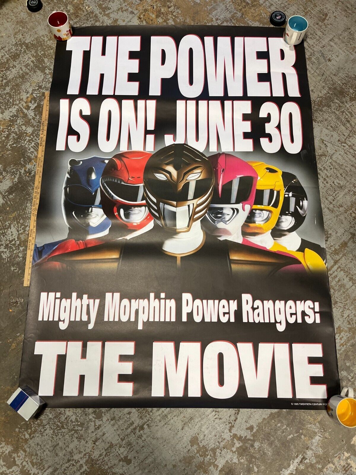 ORIGINAL "MIGHTY MORPHIN POWER RANGERS" ADVANCE DO