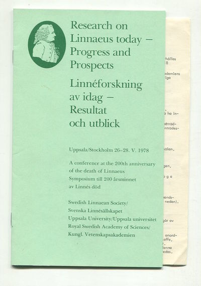 Research on Linnaeus today – progress and…
