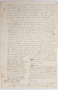 Manuscript bond and articles of agreement securing Susanna Prouty's financial, medical, and...