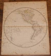 image of Map of the Western Hemisphere - disbound sheet from 1857 "University Atlas