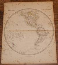 Map of the Western Hemisphere - disbound sheet from 1857 "University Atlas