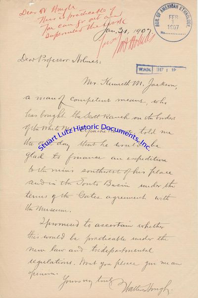 Four Turn-Of-The-Century Smithsonian Ethnologists Consider An Offer To Excavate Native American Sites In Arizona