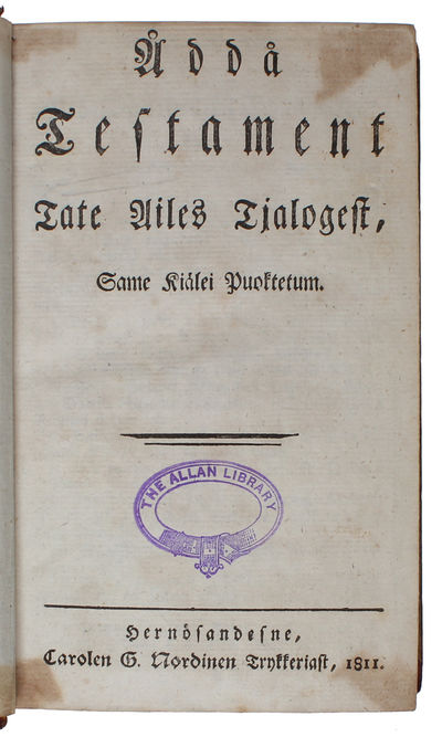 Åddå Testament Tate Ailes Tjalogest, Same Kiälei Puoktetum. (photo 2)