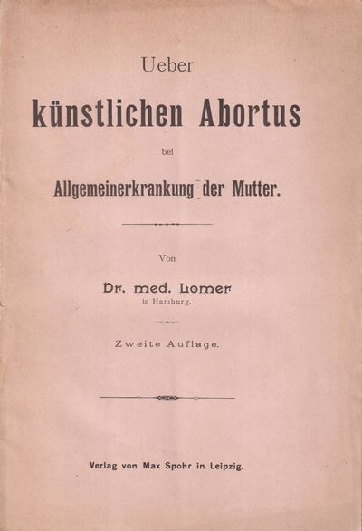 Ueber künstlichen Abortus bei Allgemeinerkrankung…