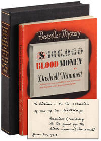 $106,000 BLOOD MONEY - INSCRIBED TO LILLIAN HELLMAN by Hammett, Dashiell - 1943