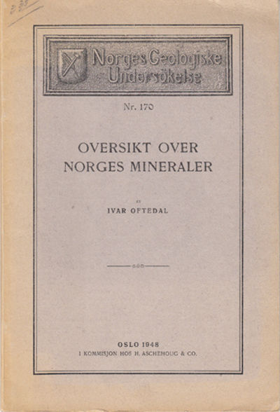 Oversikt over Norges mineraler.