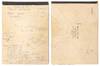 In-flight autograph record of the bombing of Hiroshima, written by the co-pilot of the 'Enola Gay'