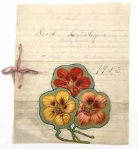 Handmade Manuscript "Seed Catalogue" -- Twenty-Five (25) Handwritten Horticulture Riddles