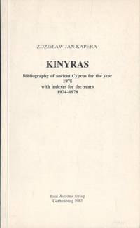 Kinyras. Bibliography of ancient Cyprus for the…