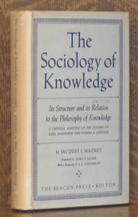 image of THE SOCIOLOGY OF KNOWLEDGE