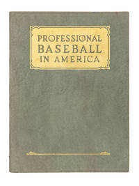 Professional Baseball in America; The Official Playing Rules, and the Agreements and Rules defining the relations of Leagues, Clubs and Players by LESLIE M O'CONNOR - Paperback - First Edition, First Printing - 1928 - from Captain's Bookshelf, Inc., ABAA (SKU: 17746)