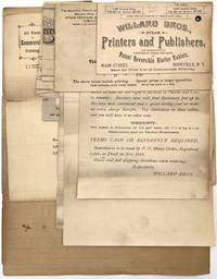 Willard Bros., Steam Printers and Publishers - product samples