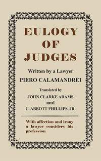 Eulogy of Judges. HARDCOVER