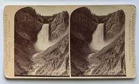 Great Falls of the Yellowston. 360 Feet. 1076. [Stereoview]