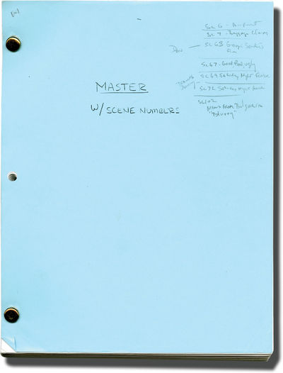 Hollywood: Paramount Pictures, 1997. Master Draft script for the 2000 film, preceding the film's rel...