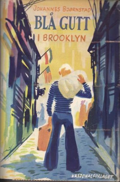 Blå gutt i Brooklyn.