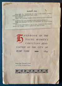 Hand-Book of the Young Women's Chistian Association of the City of New York