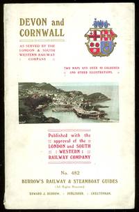 image of DEVON AND CORNWALL. AS SERVED BY THE LONDON AND SOUTH-WESTERN RAILWAY COMPANY. BEING NO. 482 OF BURROW'S RAILWAY AND STEAMBOAT GUIDES.