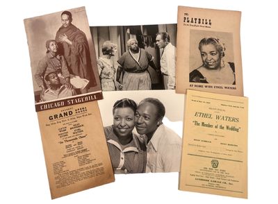 African American Performance History Ethel Waters Stage and Film Career Materials 1934 to 1959