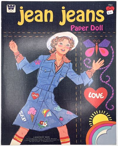 Uncut "Jean Jeans" Paper Doll Book