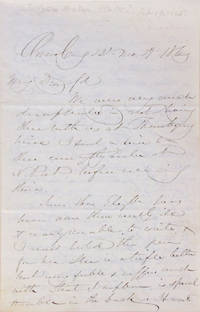 Autograph letter signed to Lucy Larcom, on Lincoln's Emancipation Proclamation