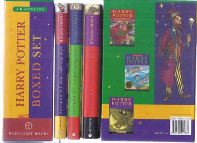 THREE BOOKS: Harry Potter: Harry Potter and the Philosopher's Stone ---with  -and the Chamber of Secrets ---with -and the Prisoner of Azkaban…