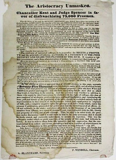 : By order of the Republican General Committee, 1827. Broadside, 12