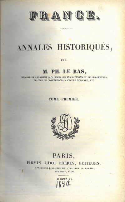 France. Annales historiques. I-II. (photo 3)