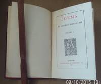 Poems. Volume 1. by Meredith, George - 1909