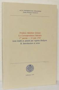 Frédéric Melchior Grimm La Correspondance…