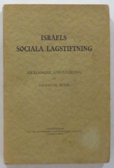 Israels sociala lagstiftning.