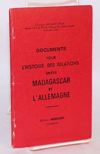 image of Documents pour l'histoire des relations entre Madagascar et l'Allemagne