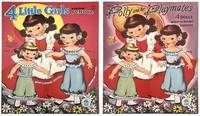 Two (2) Issues of the Same Paper Doll Book with Different Titles Showcasing Changes by Publisher
