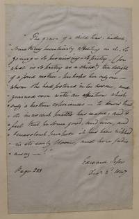 Autograph transcript, signed, from page 283 of his book 'Favourite Haunts and Rural Studies; Including Visits to Spots of Interest in the vicinity of Windsor and Eton' (John Murray 1847)