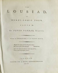 The Lousiad, an Heroi-comic Poem. Canto III. By Peter Pindar, Esquire. With an Engraving by an Eminent Artist (Thomas Rowlandson.)