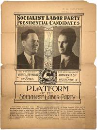 Socialist Labor Party Presidential Candidates [and] Platform of the Socialist Labor Party