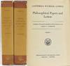 [PHILOSOPHY} PHILOSOPHICAL PAPERS AND LETTERS [2 VOLUMES]