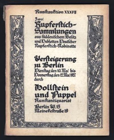 Zwei Kupferstichsammlungen aus Süddeutschem…