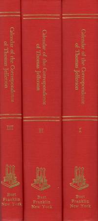 image of Calendar of the Correspondence of Thomas Jefferson