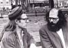 Original photograph of Allen Ginsberg and Peter Orlovsky, circa 1968