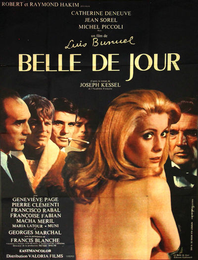 Luis Buñuel (director) BELLE DE JOUR (1967) French grande affiche poster