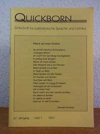 Quickborn. Zeitschrift für plattdeutsche Sprache und Literatur. 87. Jahrgang 1997, Heft 1