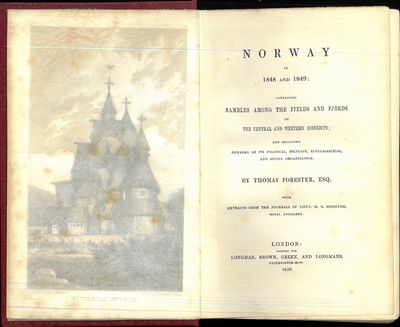 Norway in 1848 and 1849 : containing rambles…