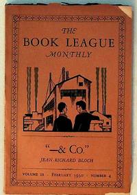 The Book League Monthly: Vol. III, No. 4. February, 1930