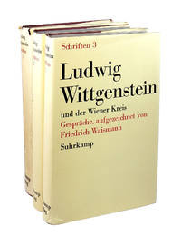 Schriften I, II, III: I: Tractatus logico-philosophicus; Tagebücher 1914-1916; Philosophische Untersuchungen (1969); II: Philosophische Bemerkungen (1964); III: Wittgenstein und der Wiener Kreis von Friedrich Waismann (1967) [Writings I, II, III: I: Tractatus logic-philosophicus; Diaries 1914-1916; Philosophical Investigations; II: Philosophical Remarks; III: Wittgenstein and the Vienna Circle by Friedrich Waismann]