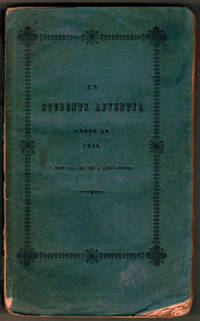 En students äfventyr under år 1845.
